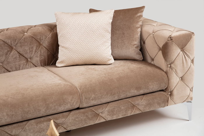 Atelier Del Sofa Como - Sofá de 4 plazas Crema oscuro Atelier Del Sofa Como - Sofá de 4 plazas Crema oscuro